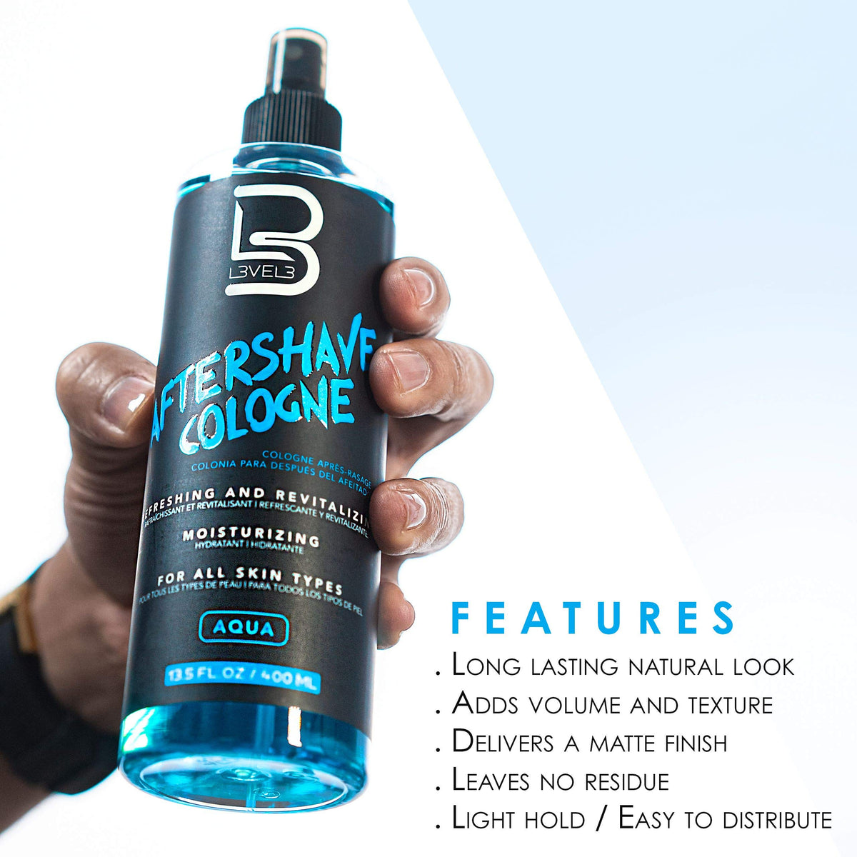 L3 ingredients label highlighting botanical extracts and calming effect