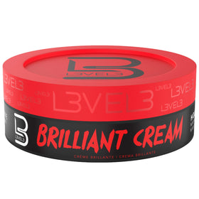 L3 Level 3 Brilliant Cream front jar showing packaging and brand clarity benefit