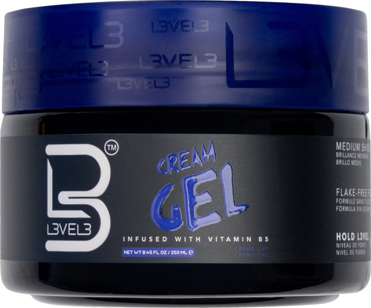 L3 front packaging of Level 3 Cream Gel showing branding and size benefits