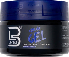 L3 front packaging of Level 3 Cream Gel showing branding and size benefits