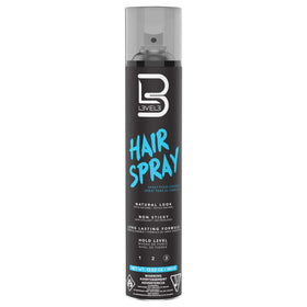 L3 Level 3 hairspray front packaging showing strong-hold label and volume benefit