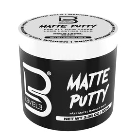 L3 jar front view showing label and matte putty for quick identification and style.
