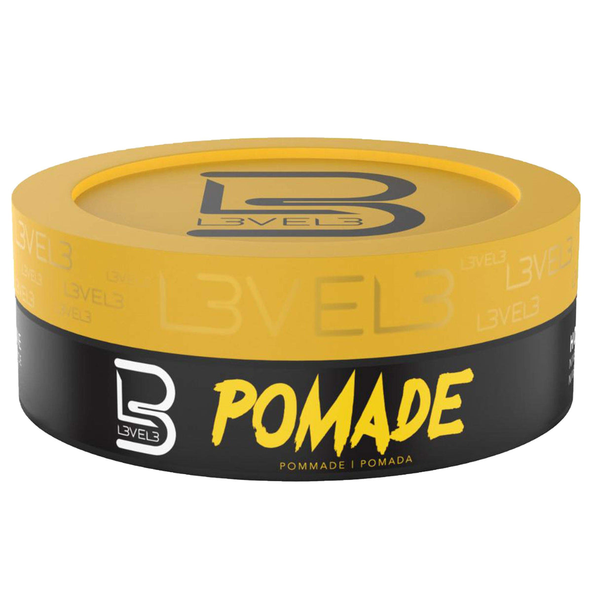 L3 Level 3 Pomade on bathroom shelf in lifestyle scene conveying everyday usability benefit