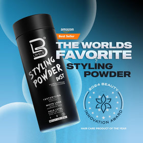 L3 powder in a travel pouch highlighting convenience for on-the-go touchups