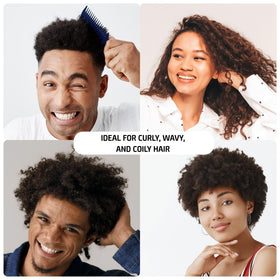 L3 Level 3 being applied to damp curls demonstrating hydration and definition benefits