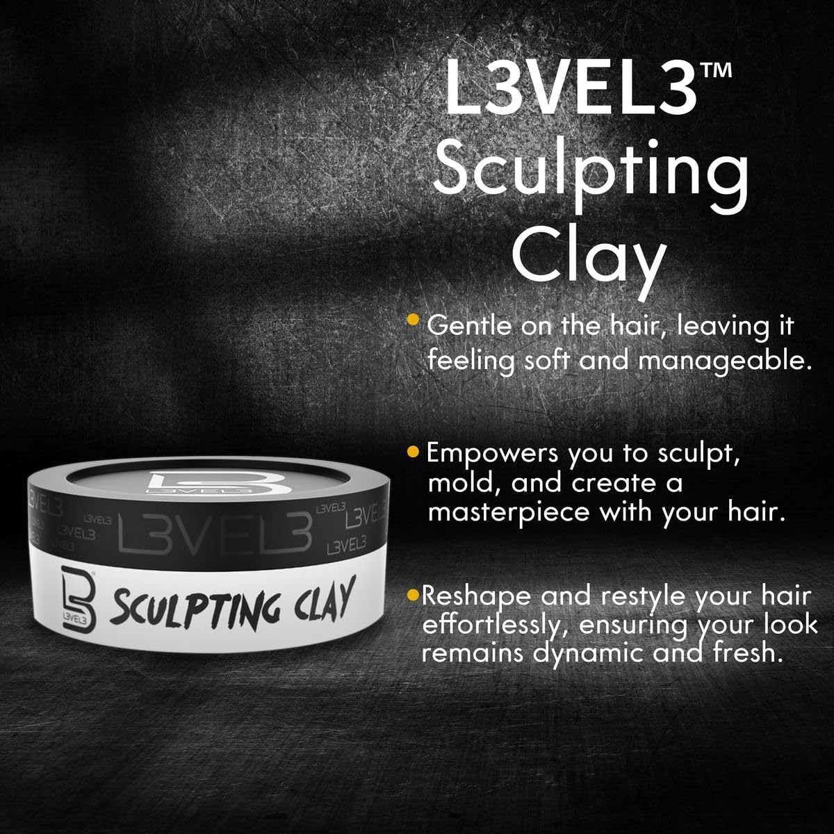 L3 clay on hands demonstrating smooth warming and even application