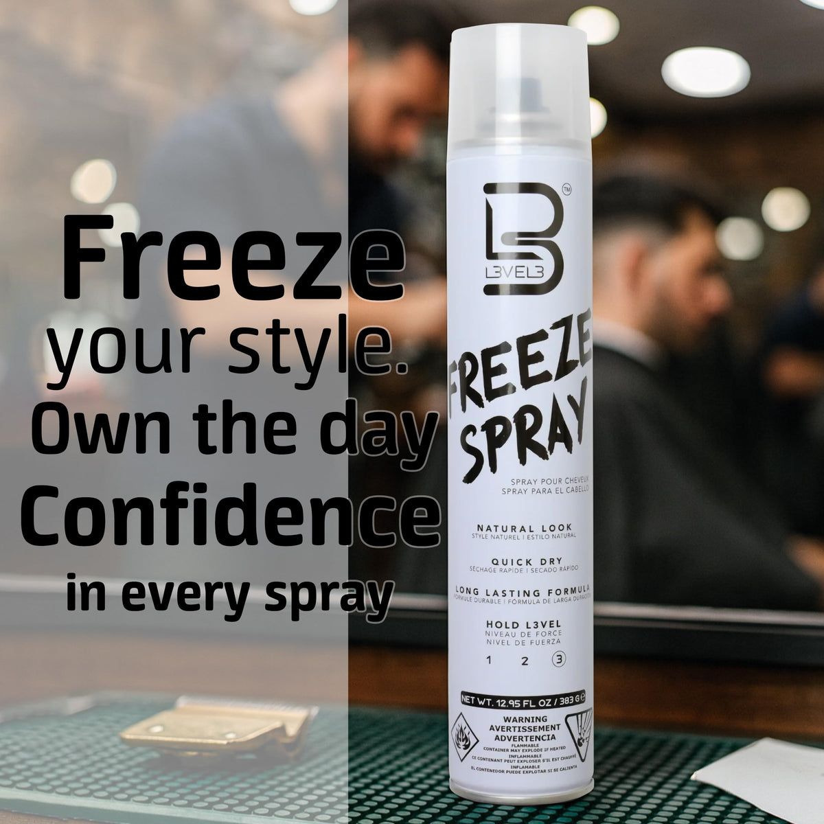 L3 aerosol mist spraying to secure style quickly and evenly