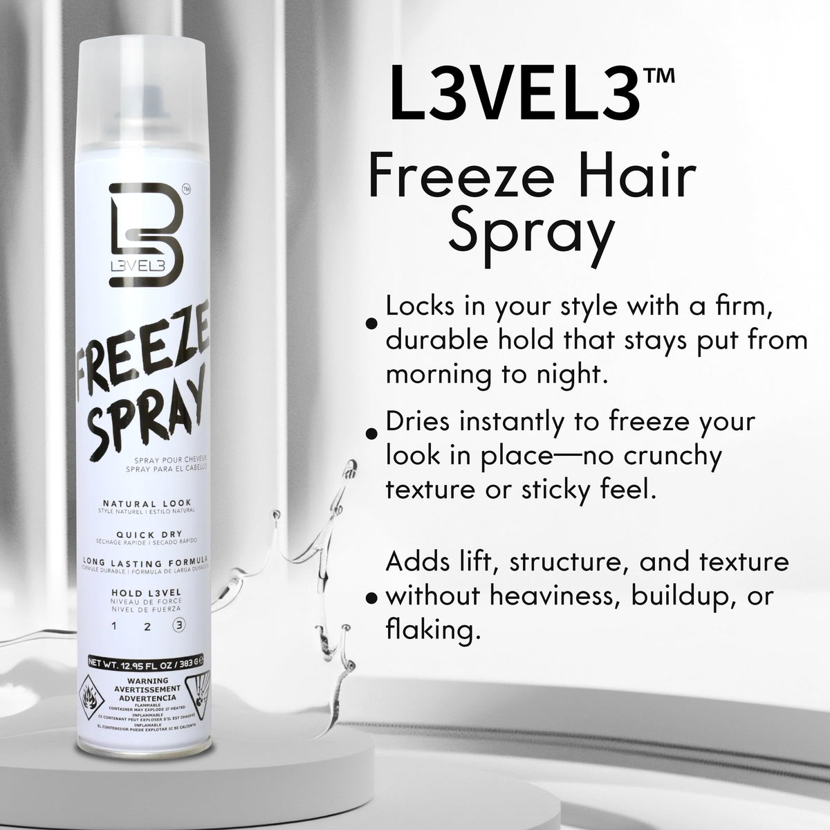 L3 can beside common items to show 12.95 oz size benefit