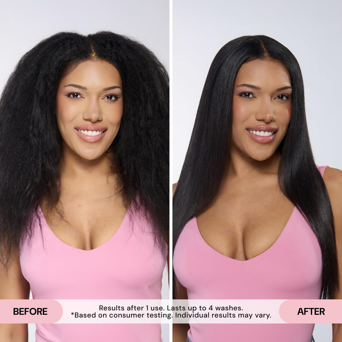 L'ANGE HAIR botanical biopolymer visual emphasizing invisible shield and humidity defense