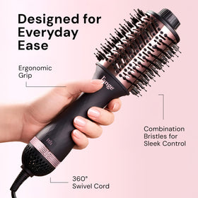 L'ANGE HAIR Le Volume swivel cord and controls showing tangle-free movement