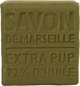 La Compagnie de Provence soap cube on bathroom tray demonstrating multi-use cleansing and minimalist style