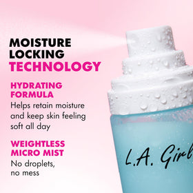 L.A. Girl closeup of micro-mist nozzle for even application