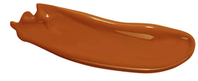 L.A. Girl orange pigment nozzle dispensing a drop for precise mixing control