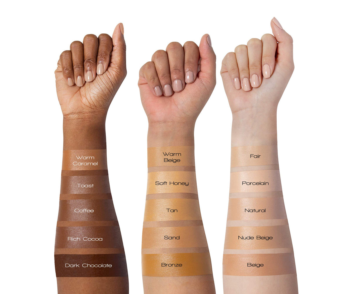L.A. Girl packaging with list of ingredients highlighting antioxidant benefit
