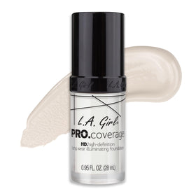 L.A. Girl texture swatch showing dewy, blendable finish and hydration