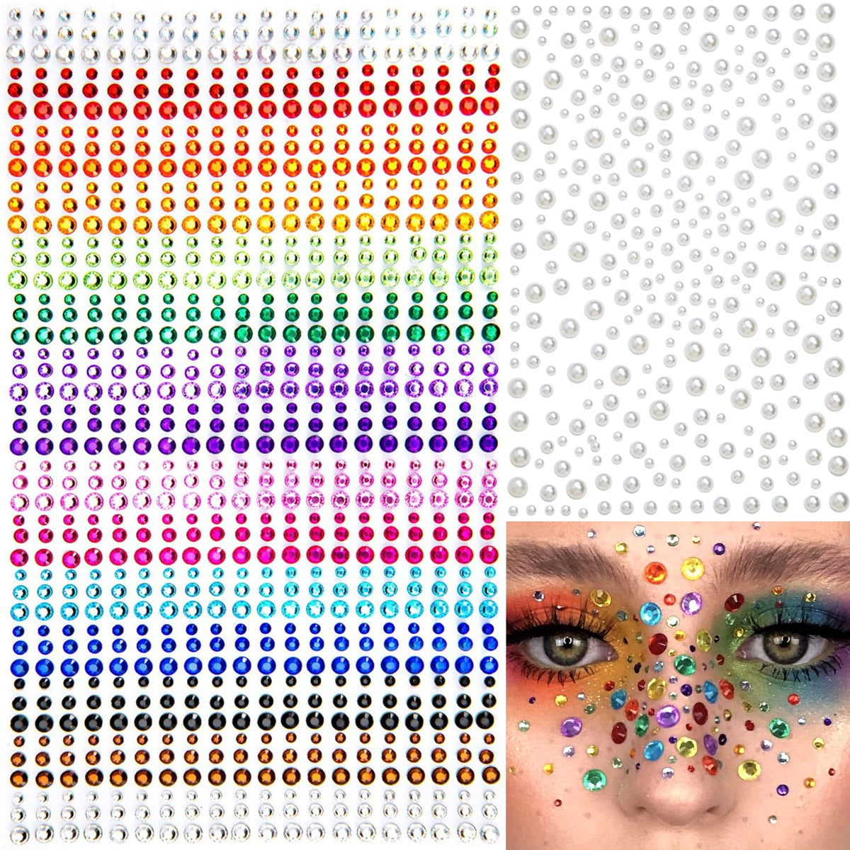 La Jolie Jasmin front packaging showing full 1250-piece kit and colors for versatile looks