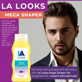 L.A. Looks close-up gel texture highlighting non-sticky consistency and hold