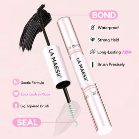 La Maesii double-ended bond and seal applicator close-up, precise even adhesive placement