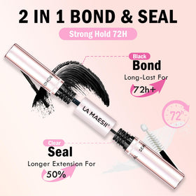 La Maesii dual applicators closeup highlighting brush and tip for precise application
