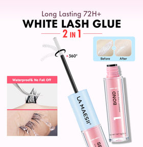 La Maesii dual-ended applicator close-up showing spiral brush and seal tip for precise application