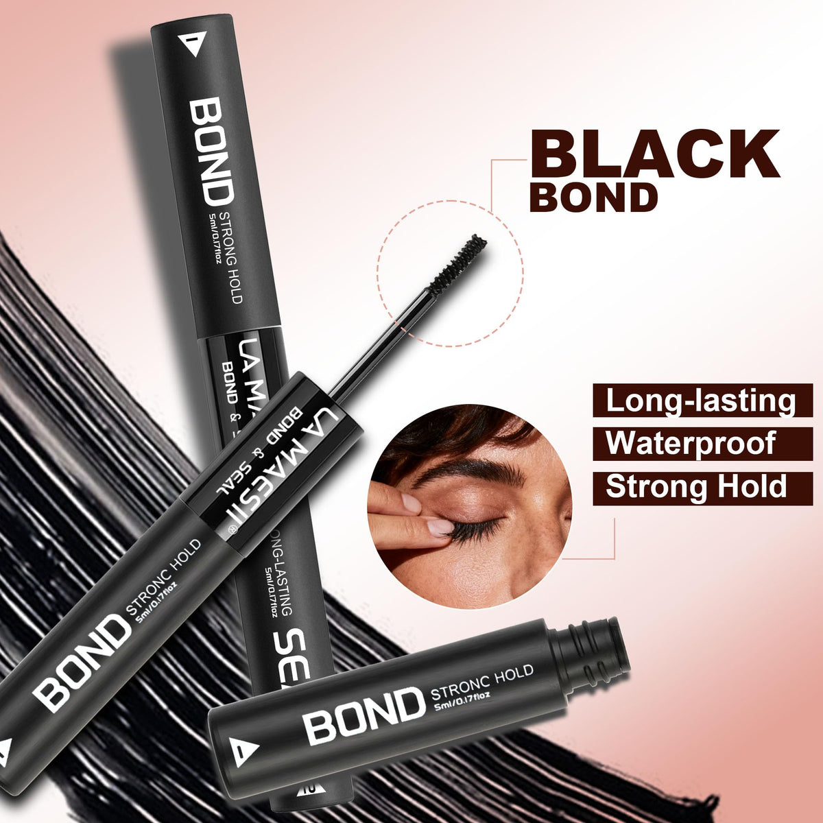 La Maesii glue texture close-up highlighting smooth, quick-dry finish