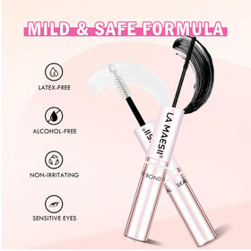 La Maesii glue texture drops showing smooth, quick-dry consistency for neat results