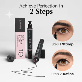 LA PURE cap and branding detail highlighting leak-proof packaging
