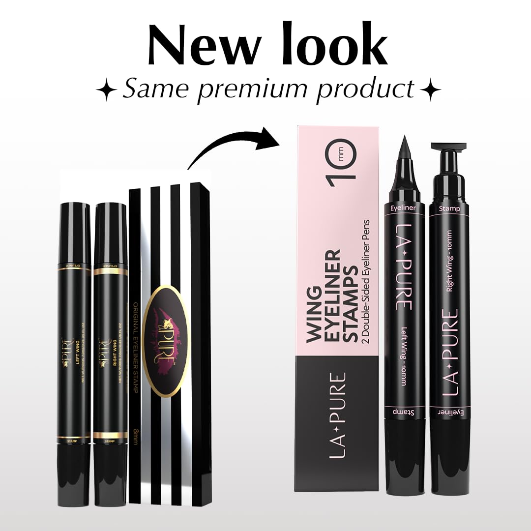LA PURE close-up of the fine-tip liner delivering precise, smooth lines