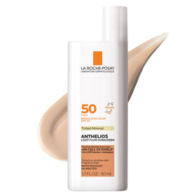La Roche-Posay Anthelios 50 mineral tinted front packaging showing SPF 50 protection