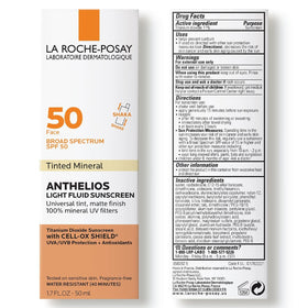 La Roche-Posay compact 50ml tube held in hand showing travel-friendly size