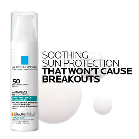 La Roche-Posay blended product on skin showing invisible finish