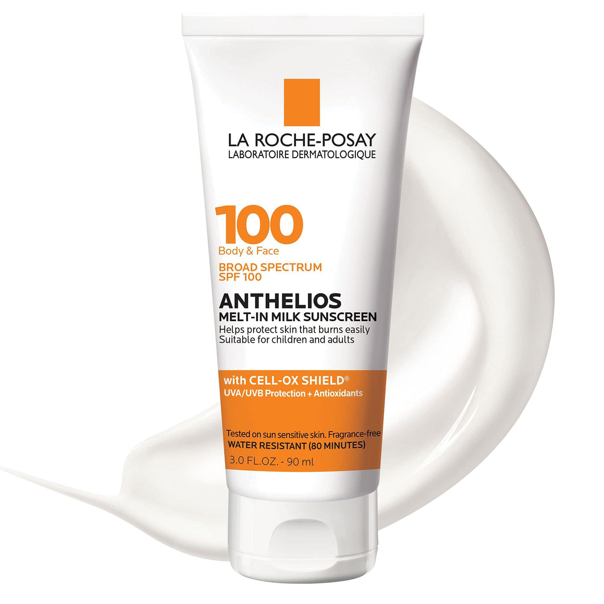 La Roche-Posay front packaging showing SPF 100 for high protection