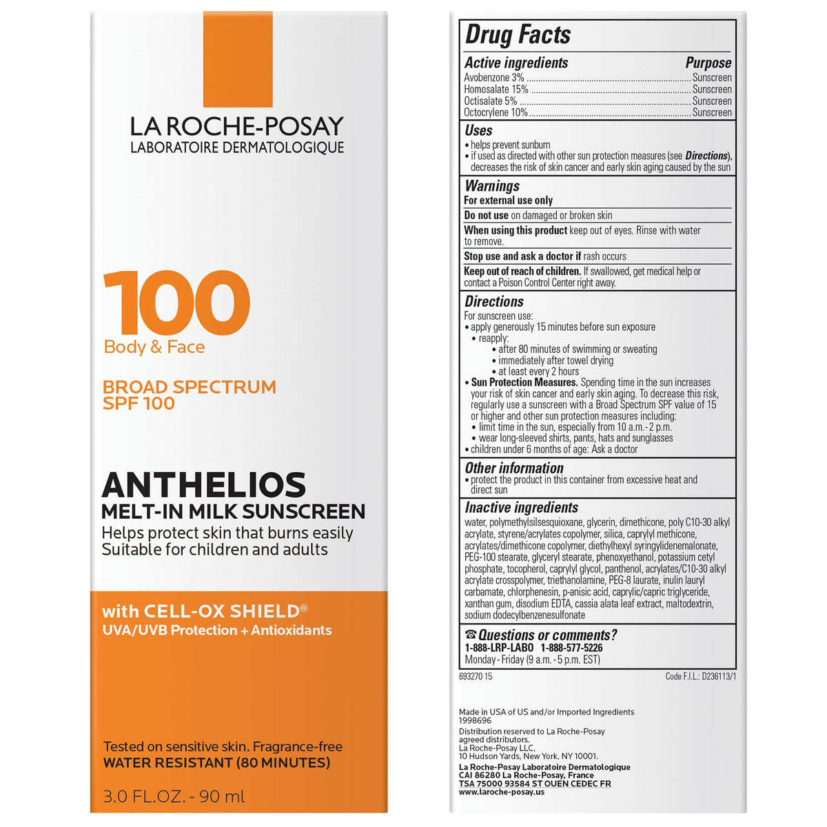 La Roche-Posay in a beach setting showing water-resistant outdoor protection