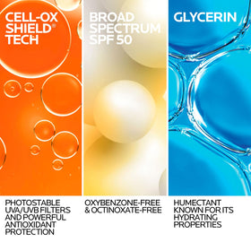 La Roche-Posay bottle cap open demonstrating easy dispensing for quick application