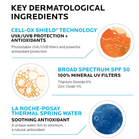 La Roche-Posay matte finish on cheek illustrating non-greasy, smooth look