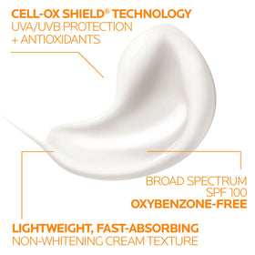 La Roche-Posay texture close-up melting into skin for fast absorption