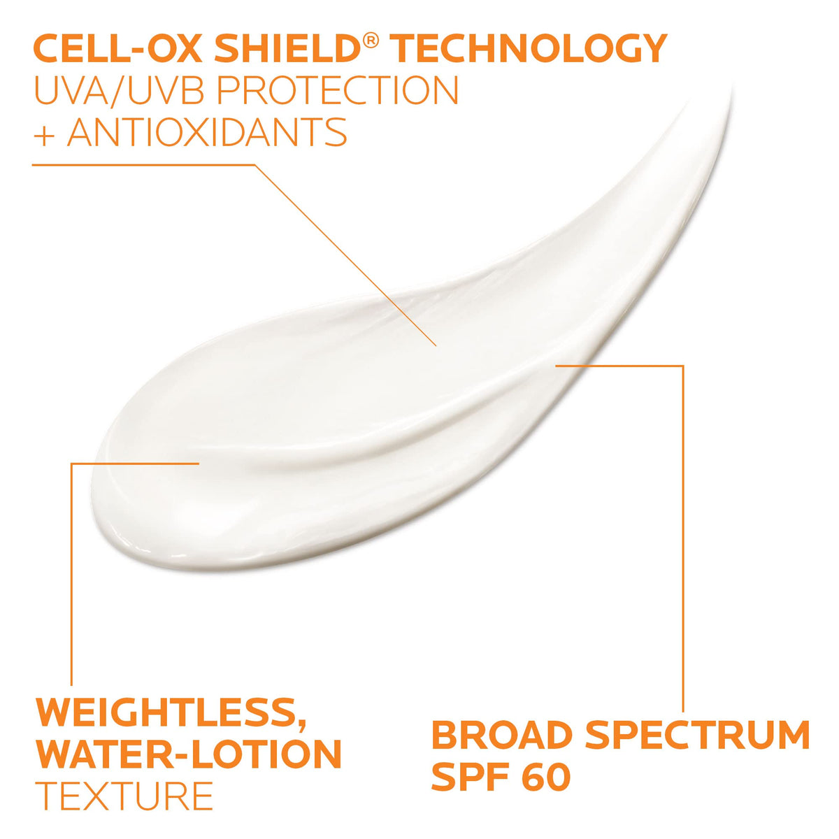 La Roche-Posay texture close-up showing water-like lotion and fast absorption