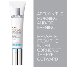 La Roche-Posay small pea-sized product on fingertip for precise application benefit