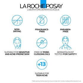 La Roche-Posay illustrative before and after concept showing clearer skin potential
