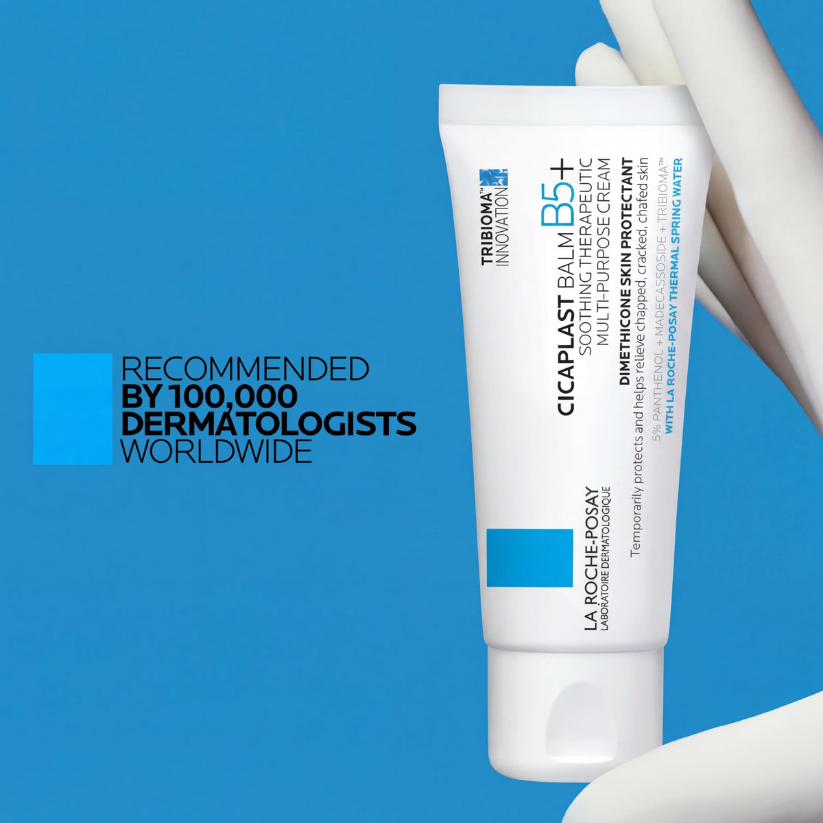 La Roche-Posay used on infant leg demonstrating pediatric-safe care
