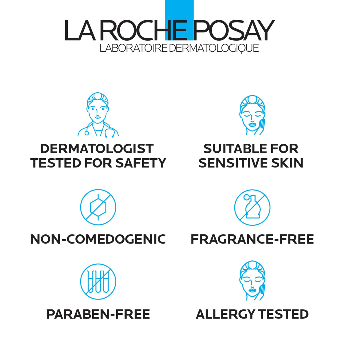 La Roche-Posay cleanser foam texture close-up that removes excess oil