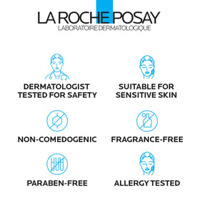 La Roche-Posay cleanser foam texture close-up that removes excess oil