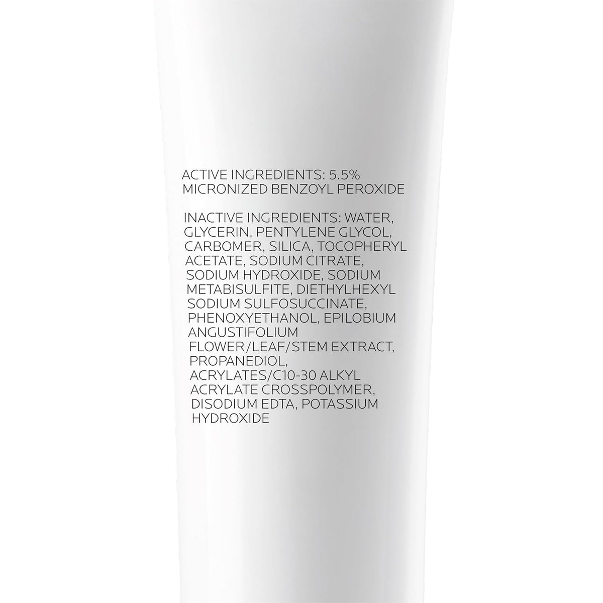 La Roche-Posay cream sinking into skin illustrating fast absorption and light finish