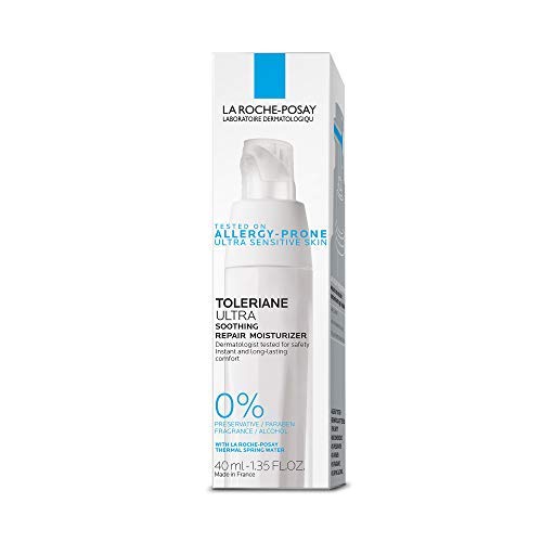 La Roche-Posay back label with ingredients list emphasizing minimal formulation
