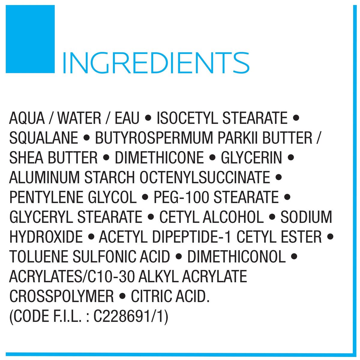 La Roche-Posay Thermal Spring Water graphic beside tube indicating soothing ingredient