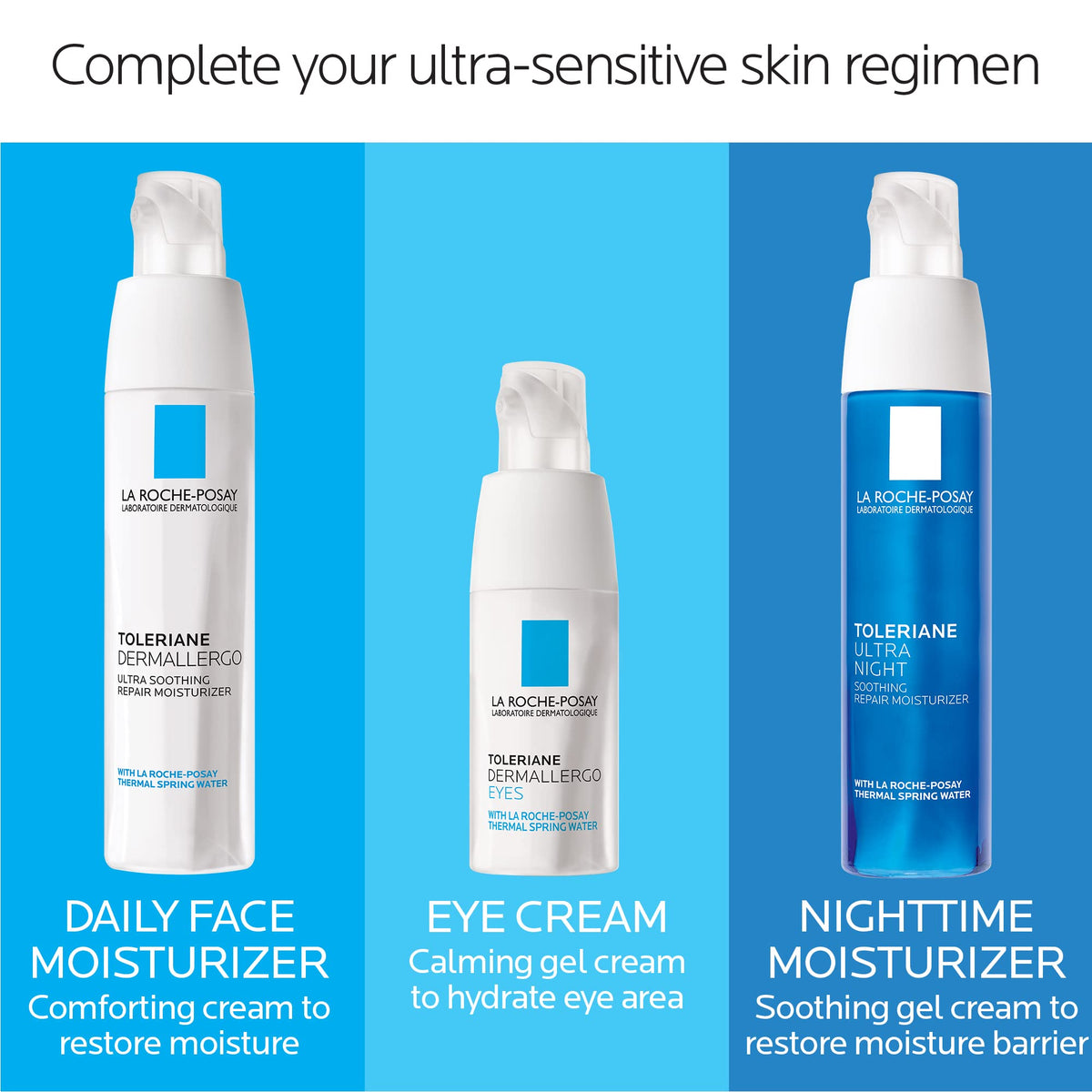 La Roche-Posay moisturizer held in hand to show size and travel-friendly scale