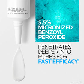 La Roche-Posay 20ml tube beside a coin to show compact travel-friendly size