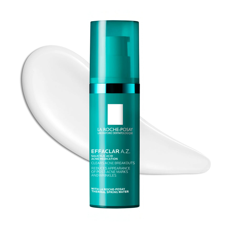 La Roche-Posay Effaclar A.Z. gel front packaging showing clear gel benefits