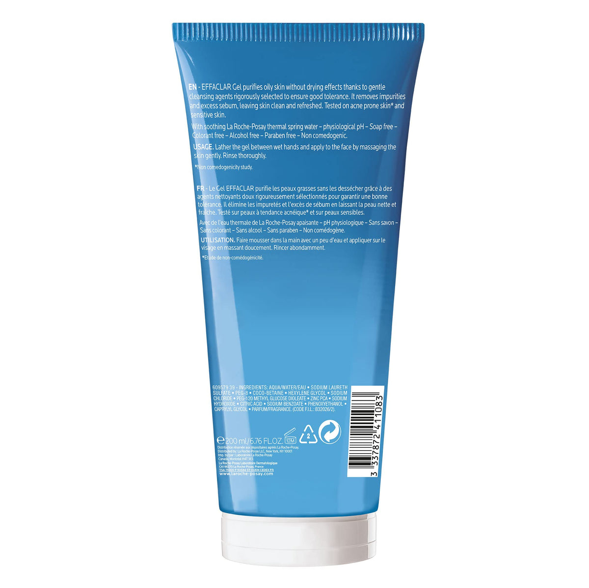 La Roche-Posay placed on bathroom shelf showing routine-ready benefit