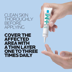 La Roche-Posay tube on bathroom counter lifestyle shot suggesting routine integration